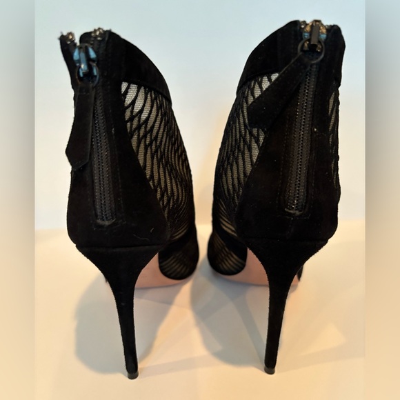 Aquazzura black bootie, black mesh. Size 38. - Picture 3 of 9